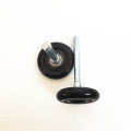 3*4 Garage door black nylon roller